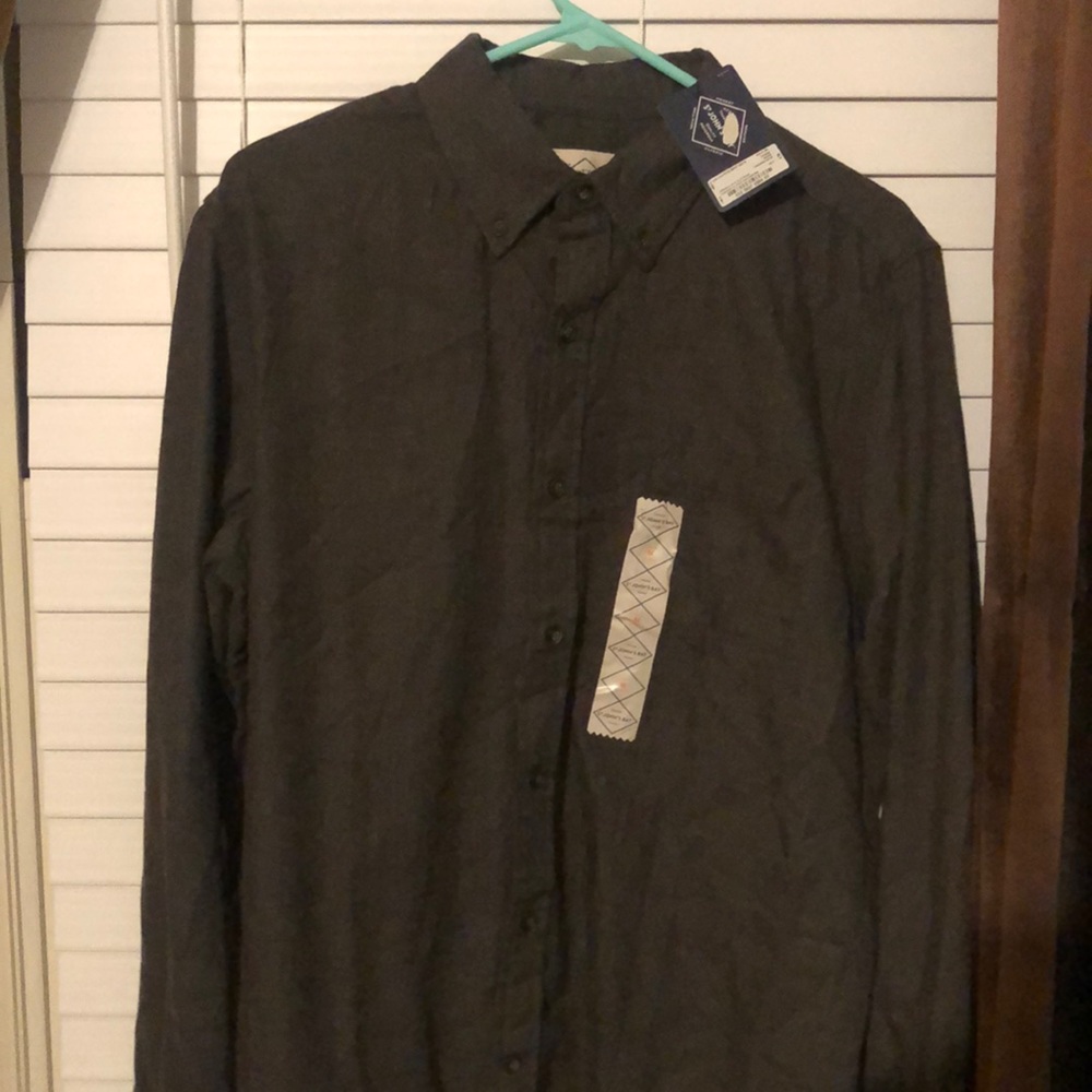 Flannel long sleeve dress shirt